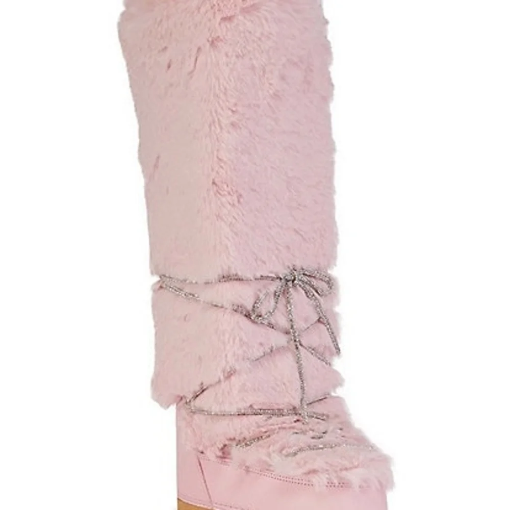 *VIRAL* TikTok Cozy Pink Furry Winter Boots (FINAL PAIR)